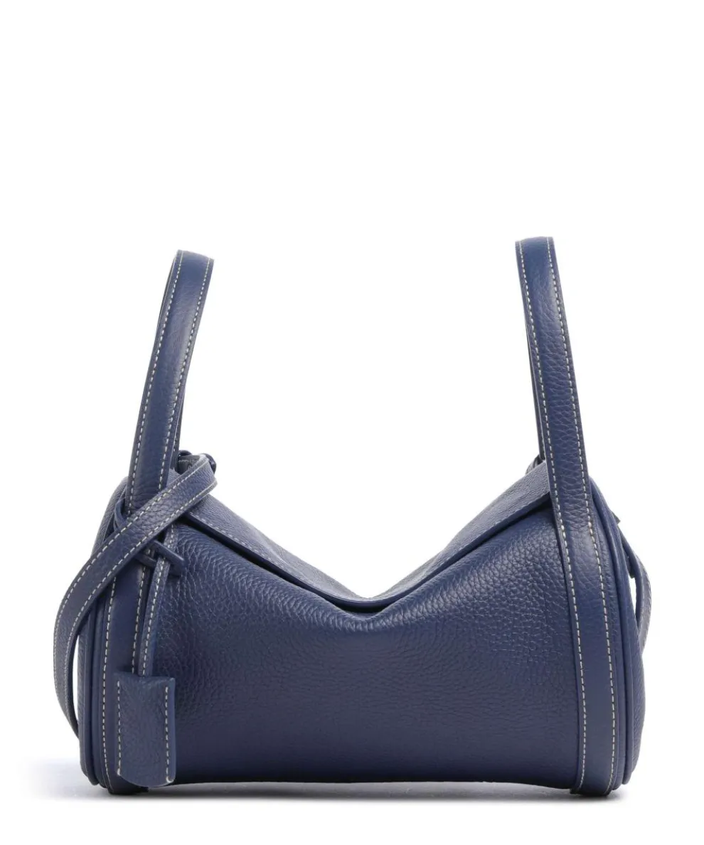 Play Medium Crossbody bag grained cow leather dark blue