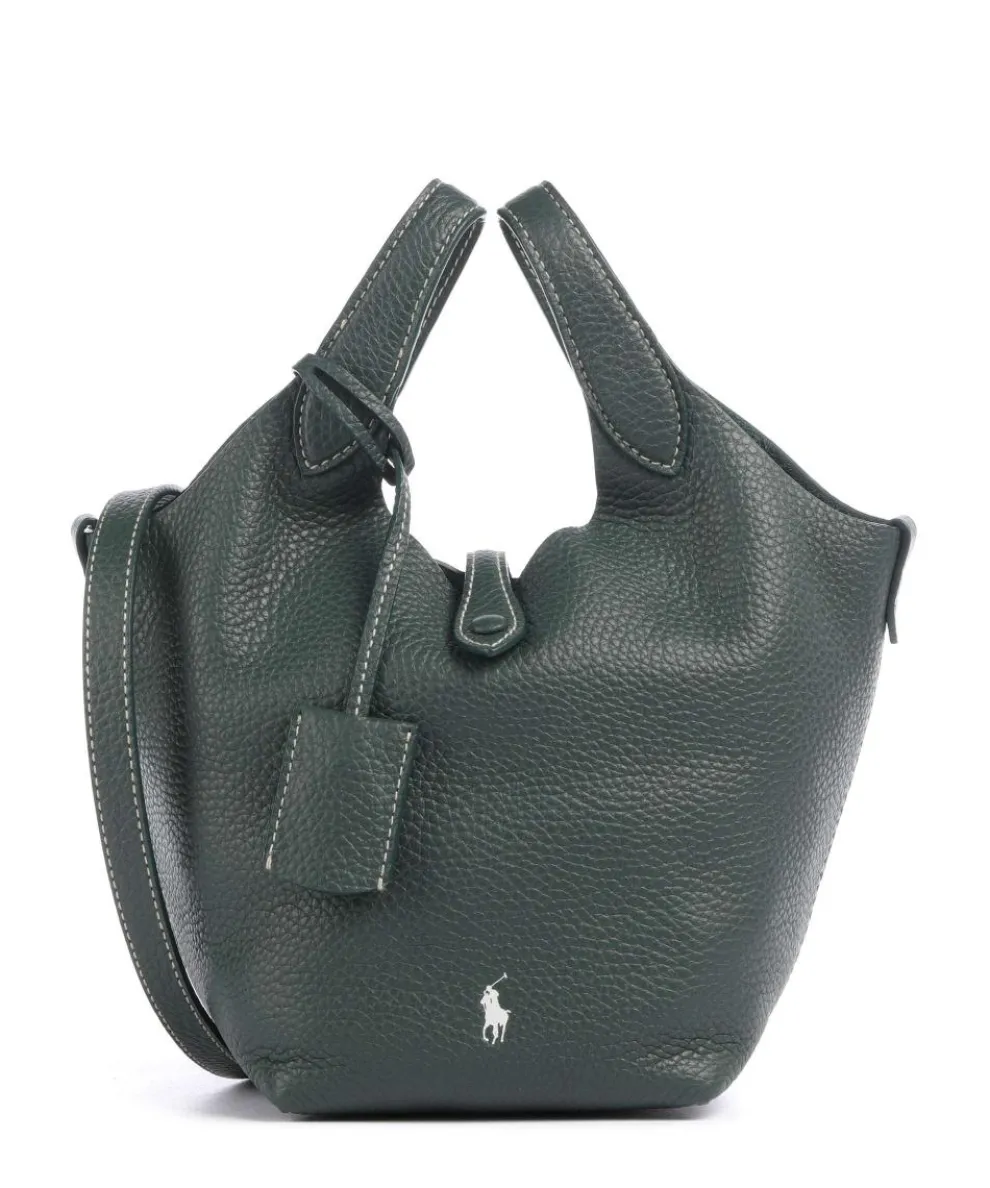 Play Small Crossbody bag grained cow leather dark green