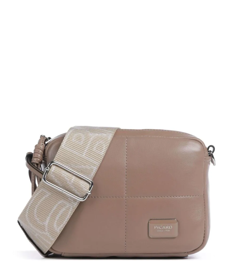 Plaza Crossbody bag soft cow leather light brown