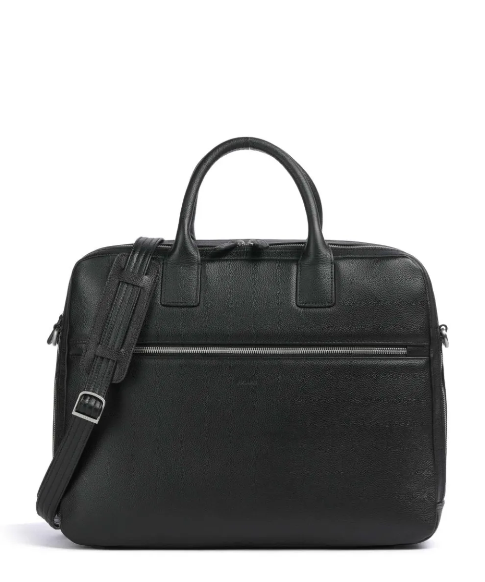 Milano Briefcase 15″ grained cow leather black