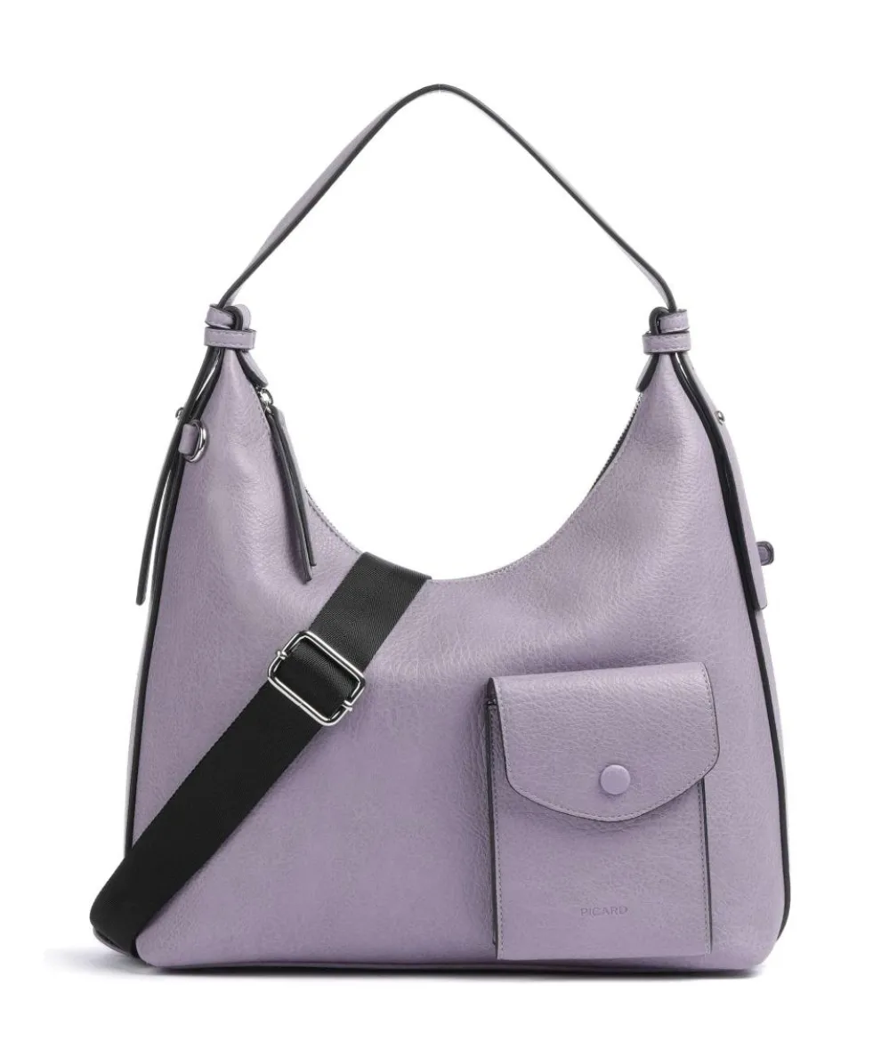 Polly Hobo bag imitation leather violet