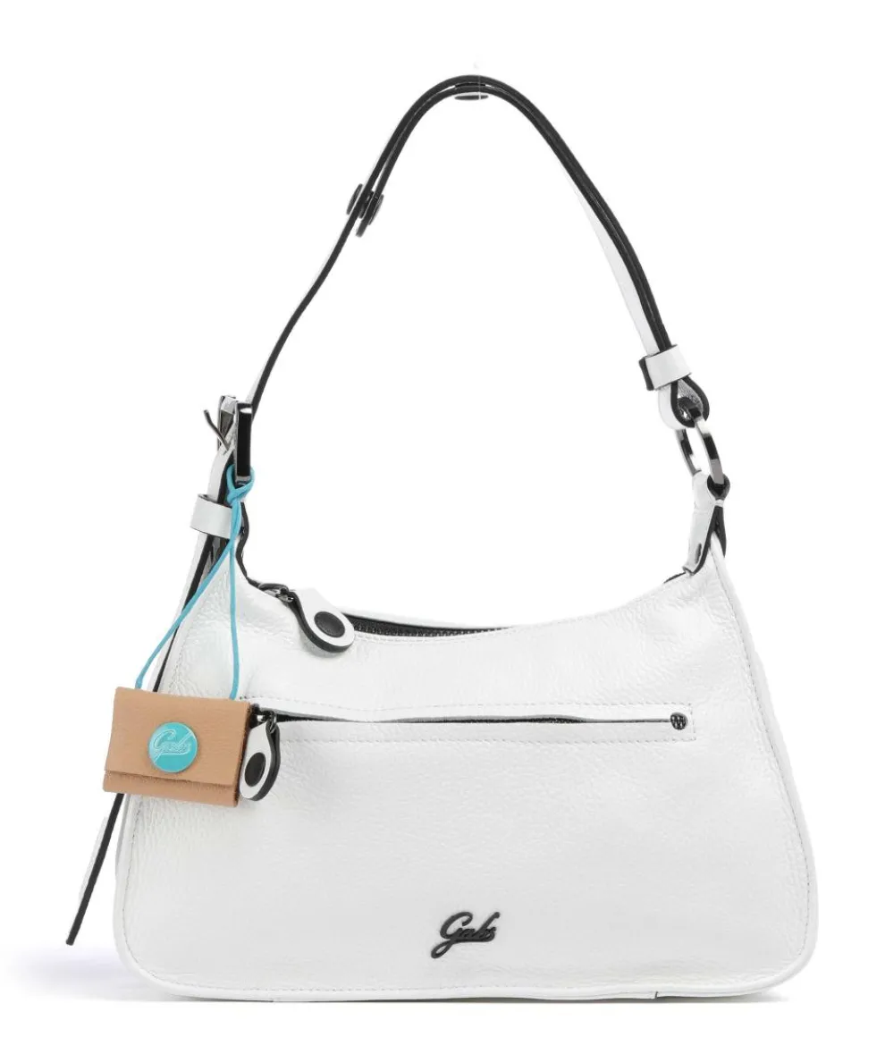 Porto Rico Gala Shoulder bag grained calfskin white