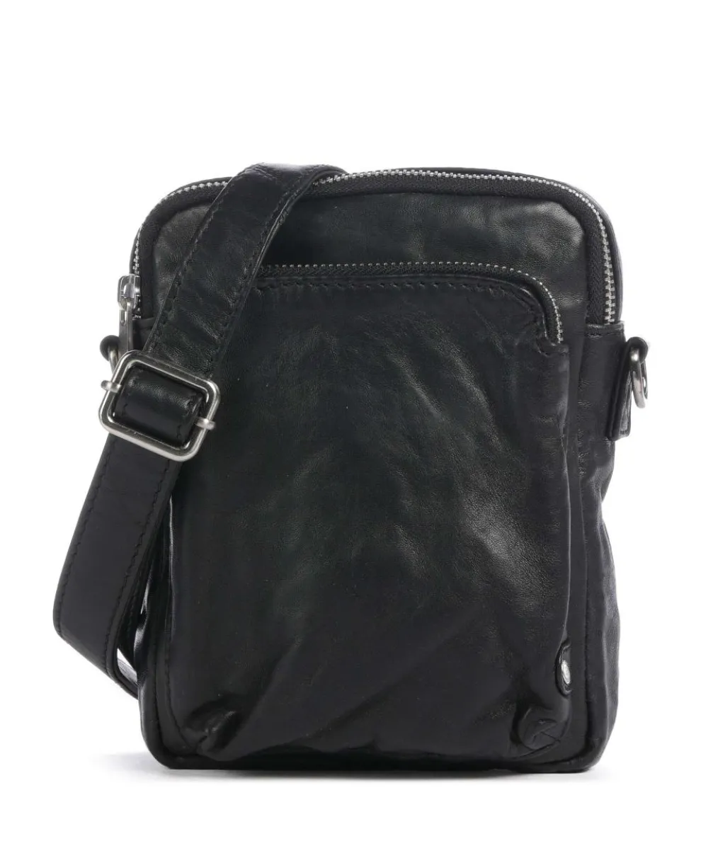 Power Field Crossbody bag sheepskin leather black