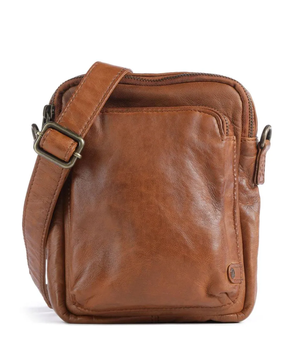 Power Field Crossbody bag sheepskin leather brown