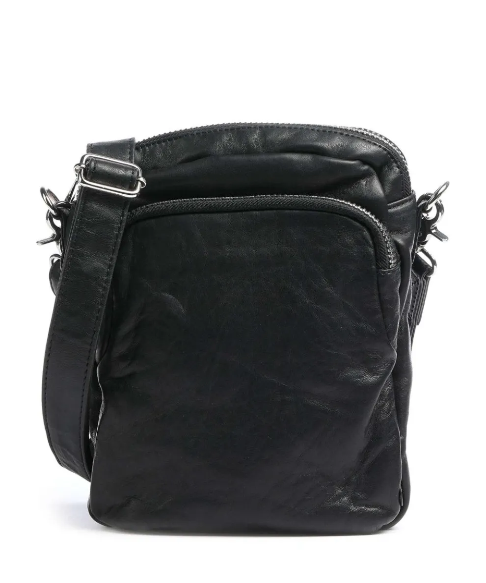 Power Field Crossbody bag sheepskin leather black