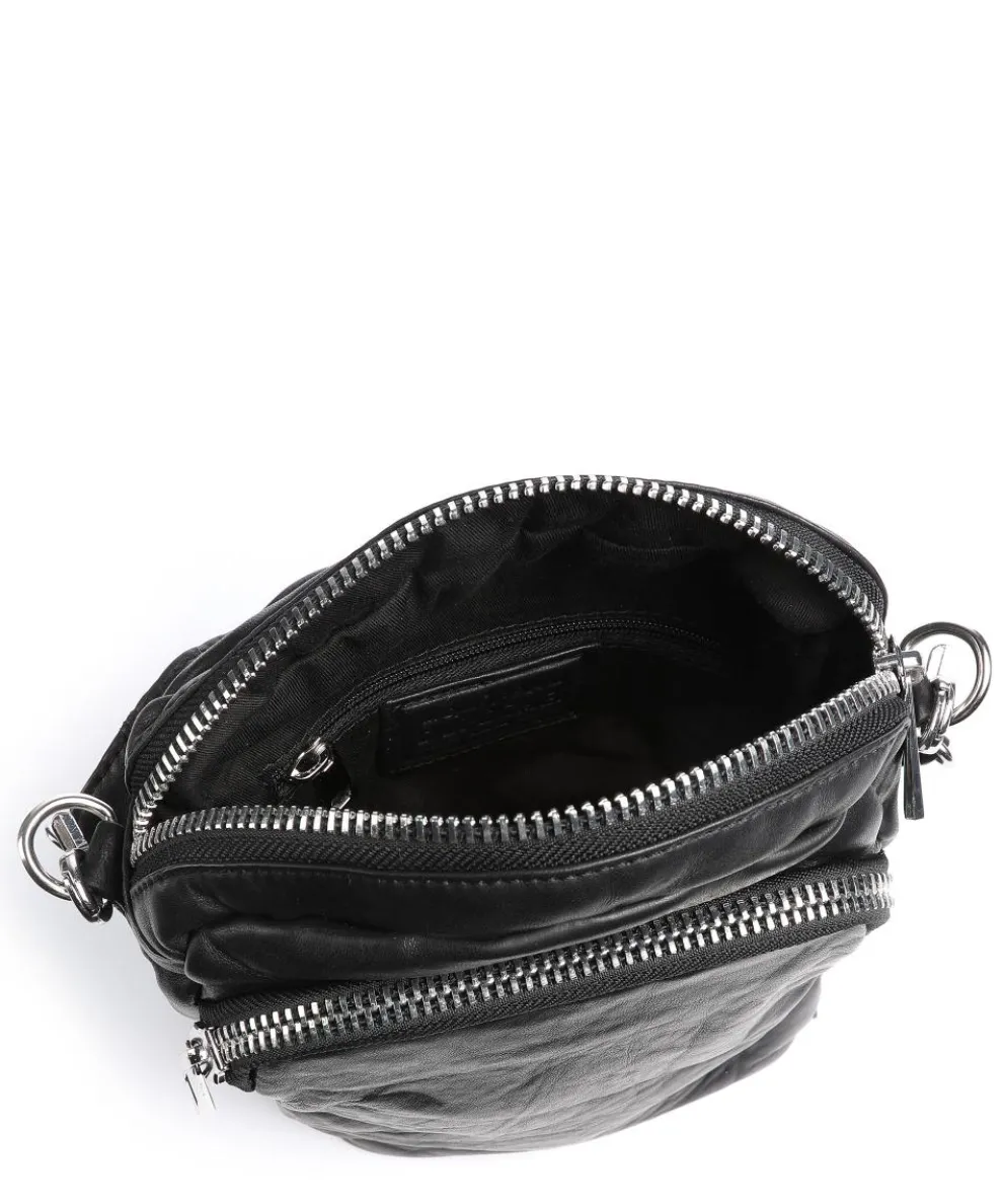 Power Field Crossbody bag sheepskin leather black