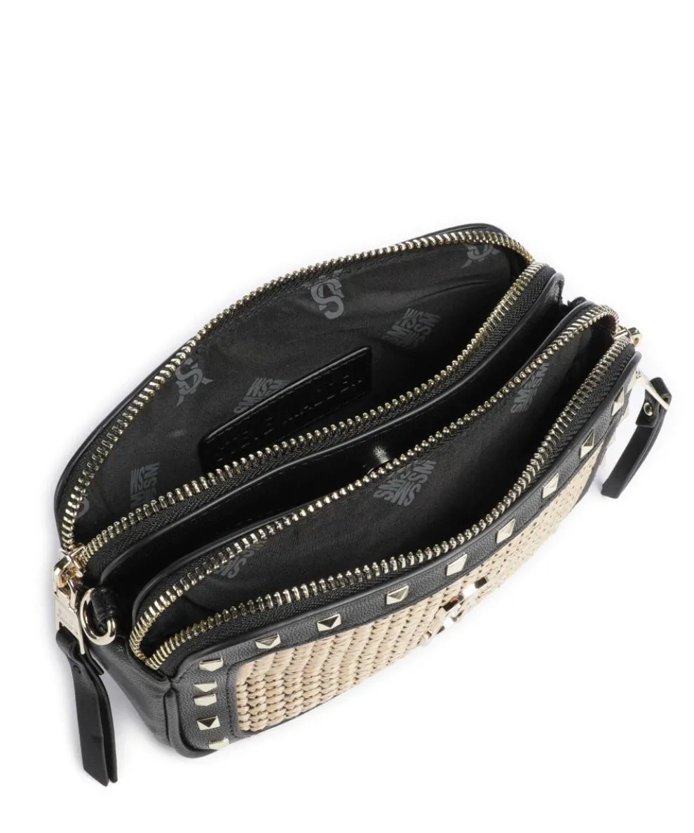 BDAISY-S Crossbody bag paper, imitation leather black/beige