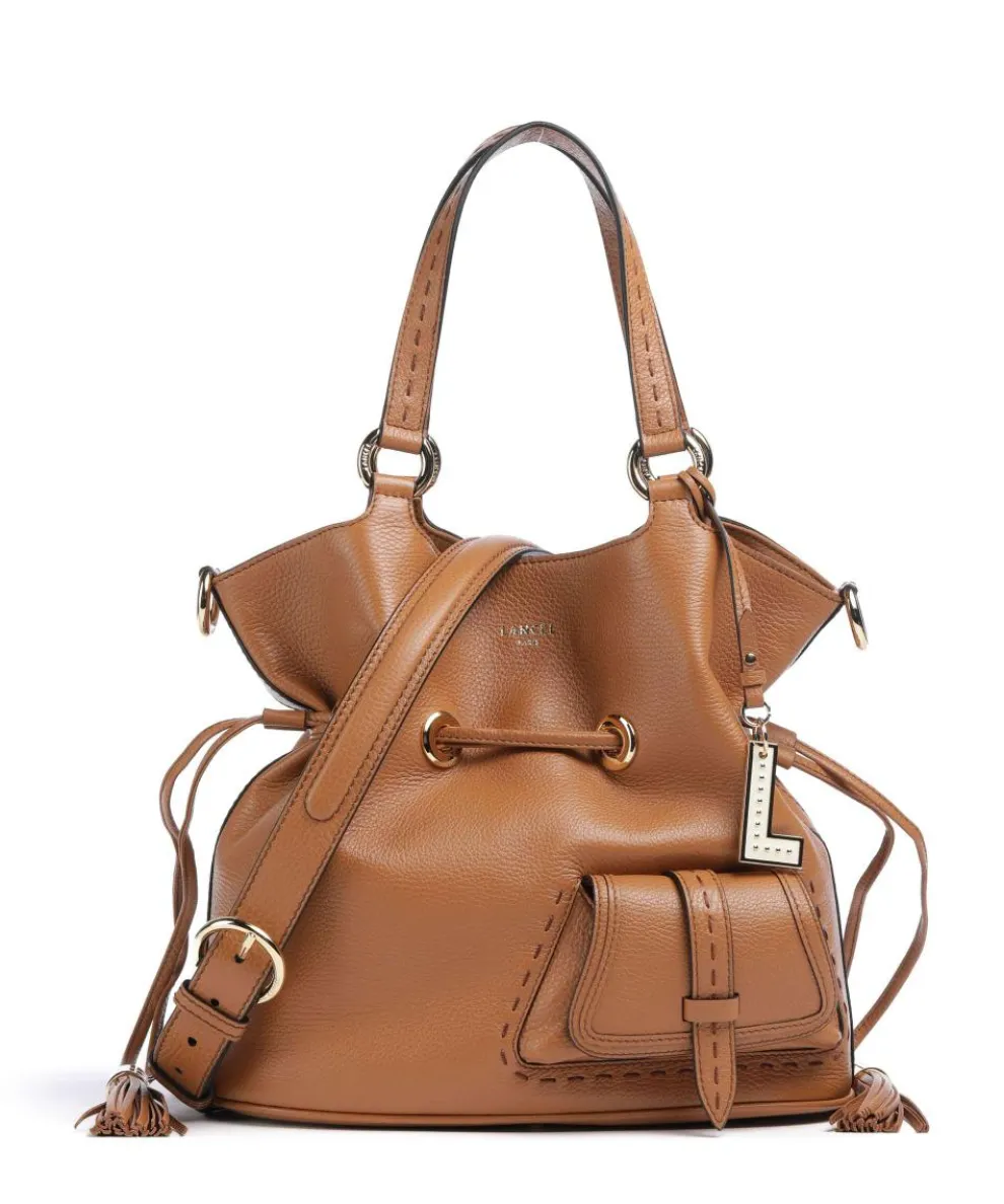 Premier Flirt M Bucket bag grained cow leather camel