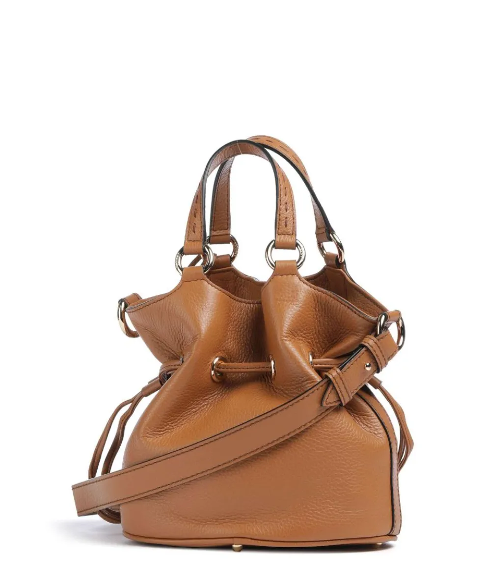 Premier Flirt S Bucket bag grained cow leather camel