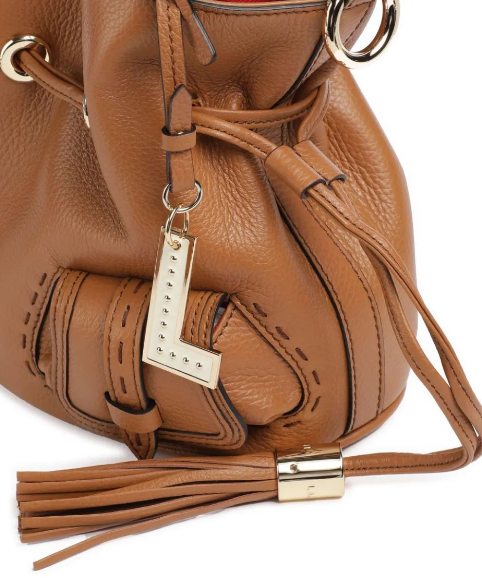 Premier Flirt S Bucket bag grained cow leather camel