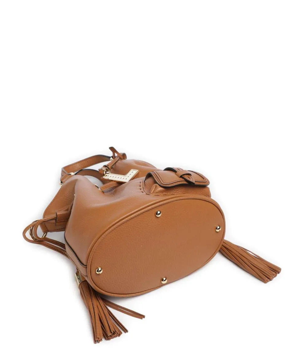 Premier Flirt S Bucket bag grained cow leather camel