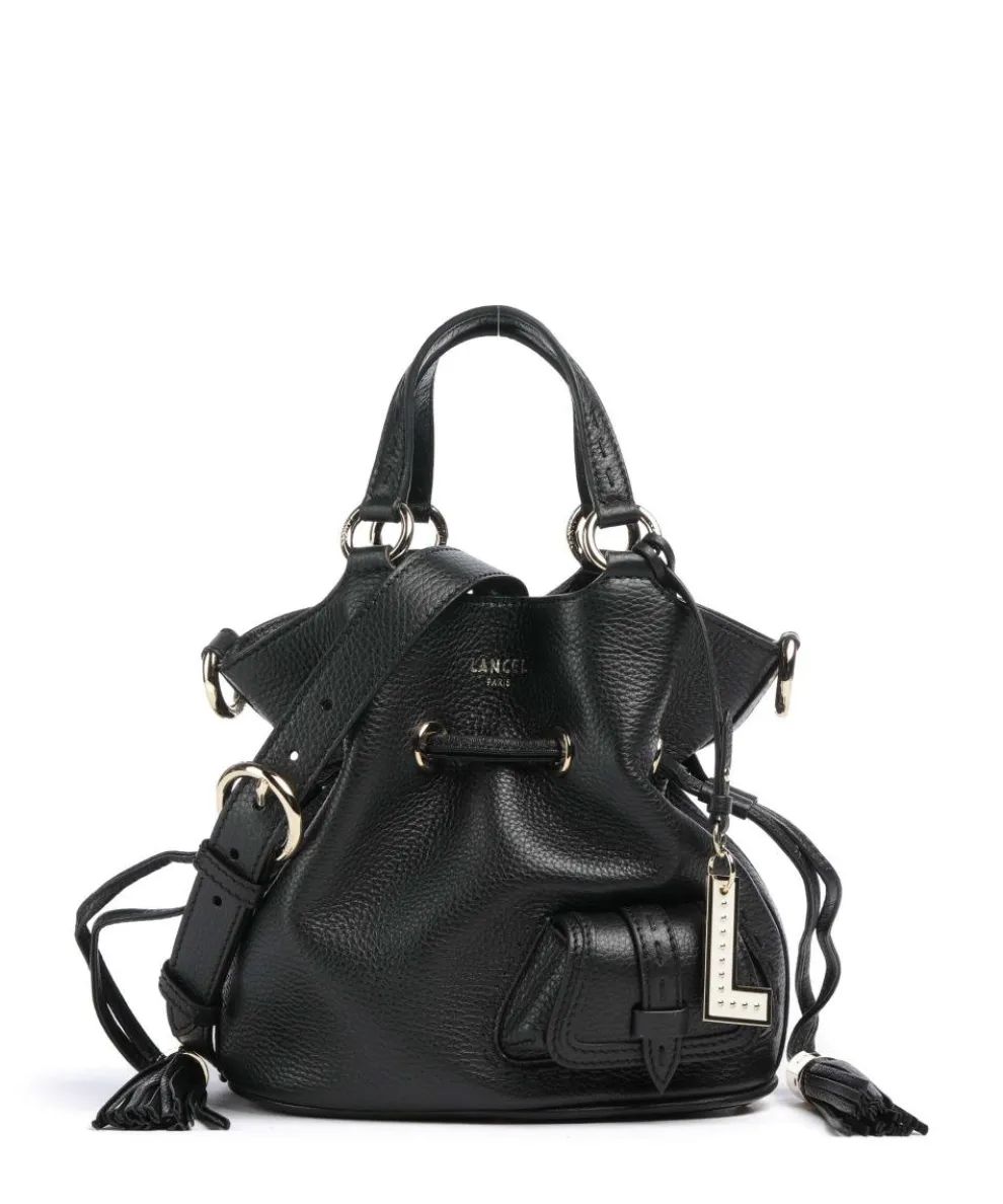 Premier Flirt S Bucket bag grained cow leather black