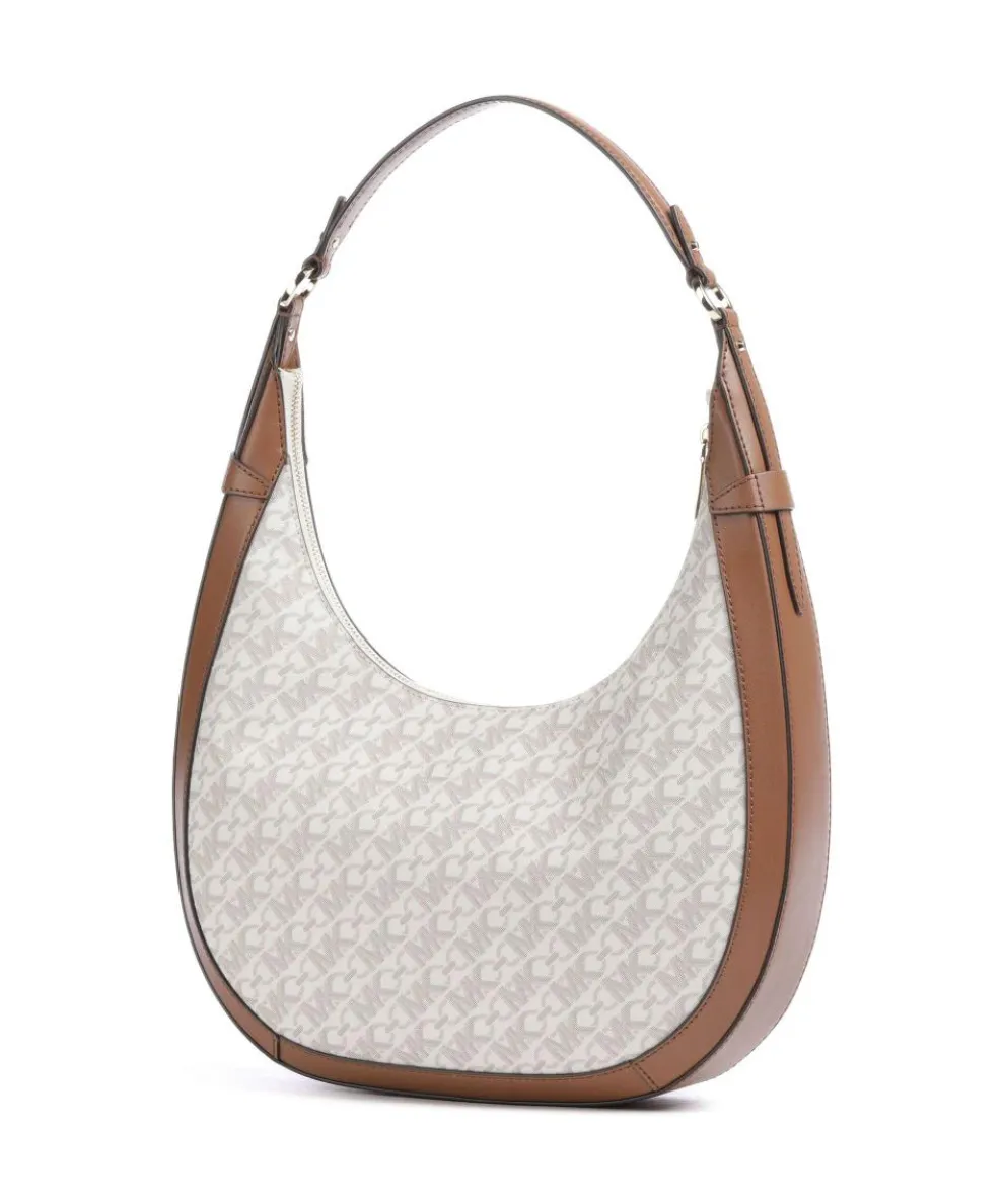 Preston Hobo bag canvas ivory/brown