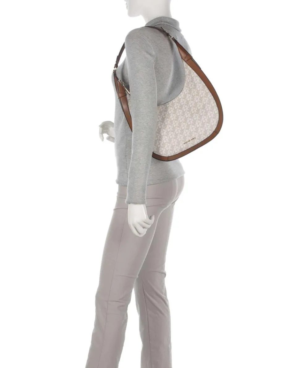 Preston Hobo bag canvas ivory/brown