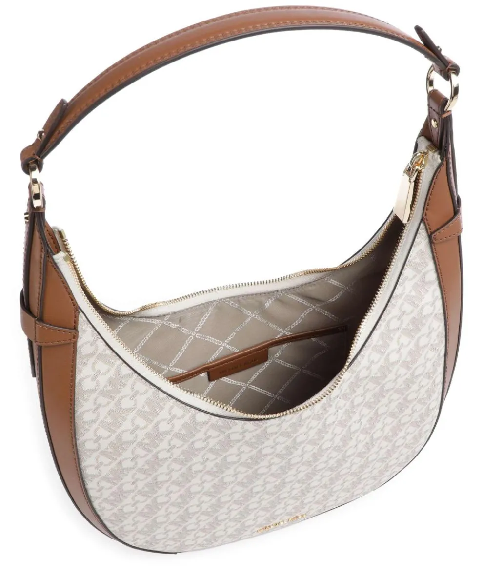 Preston Hobo bag canvas ivory/brown