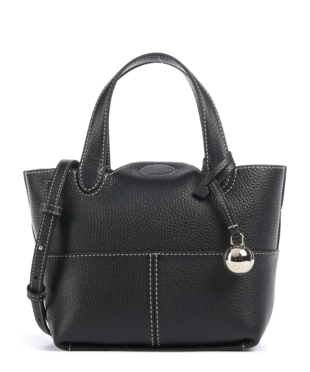 Primrose Mini Crossbody bag grained leather black