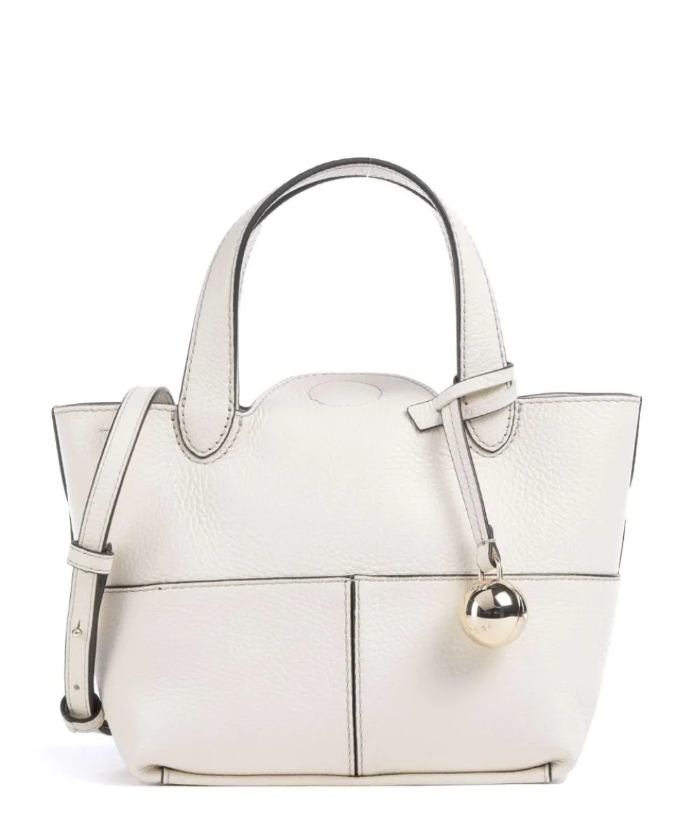 Primrose Mini Crossbody bag grained leather cream