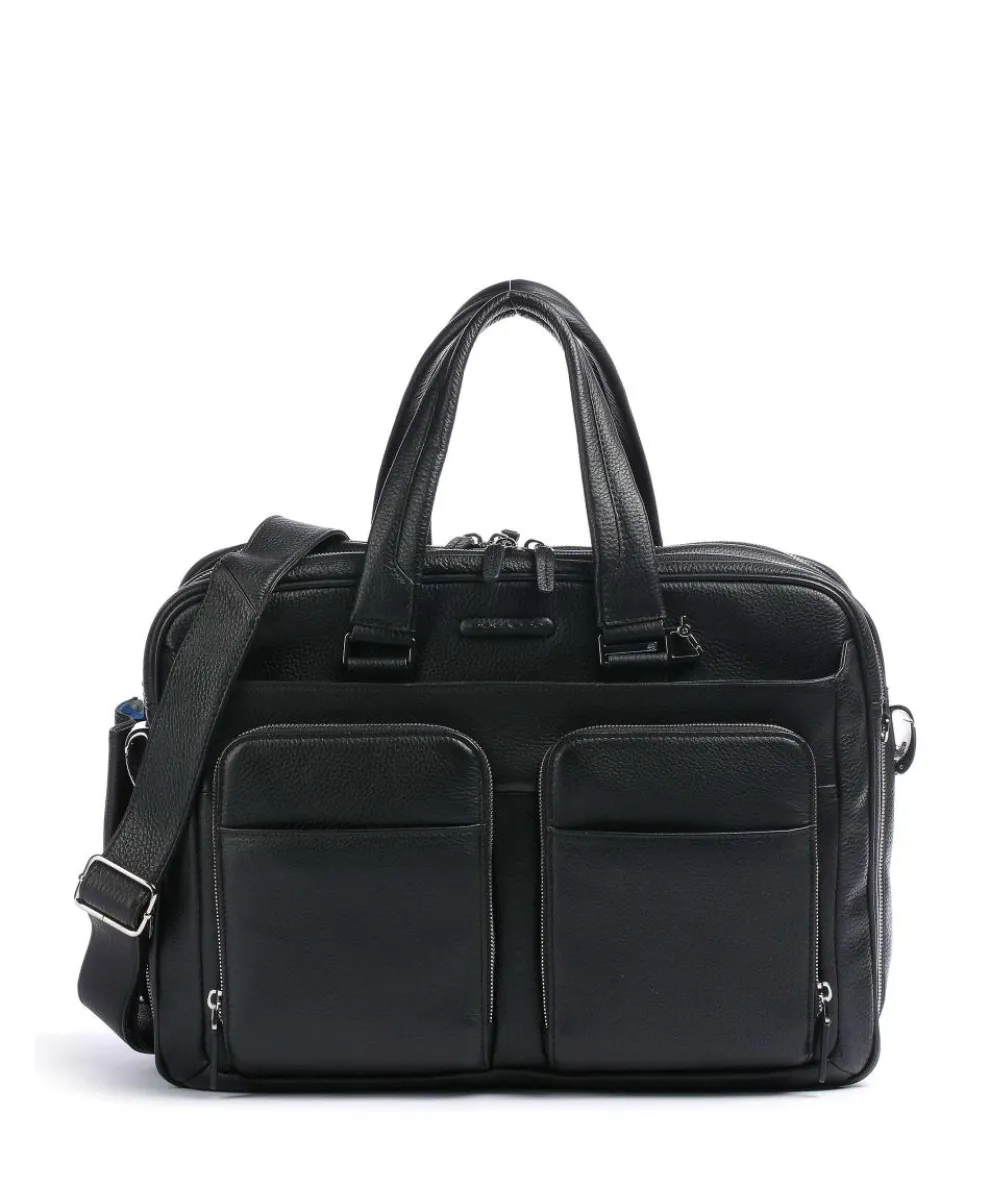 Modus Briefcase 16″ grained cow leather black