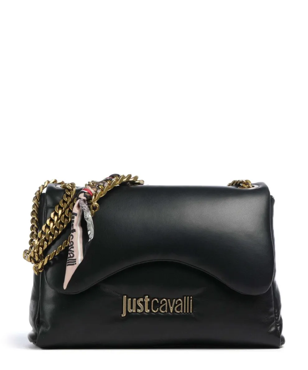 Puffy Foulard Shoulder bag imitation leather black