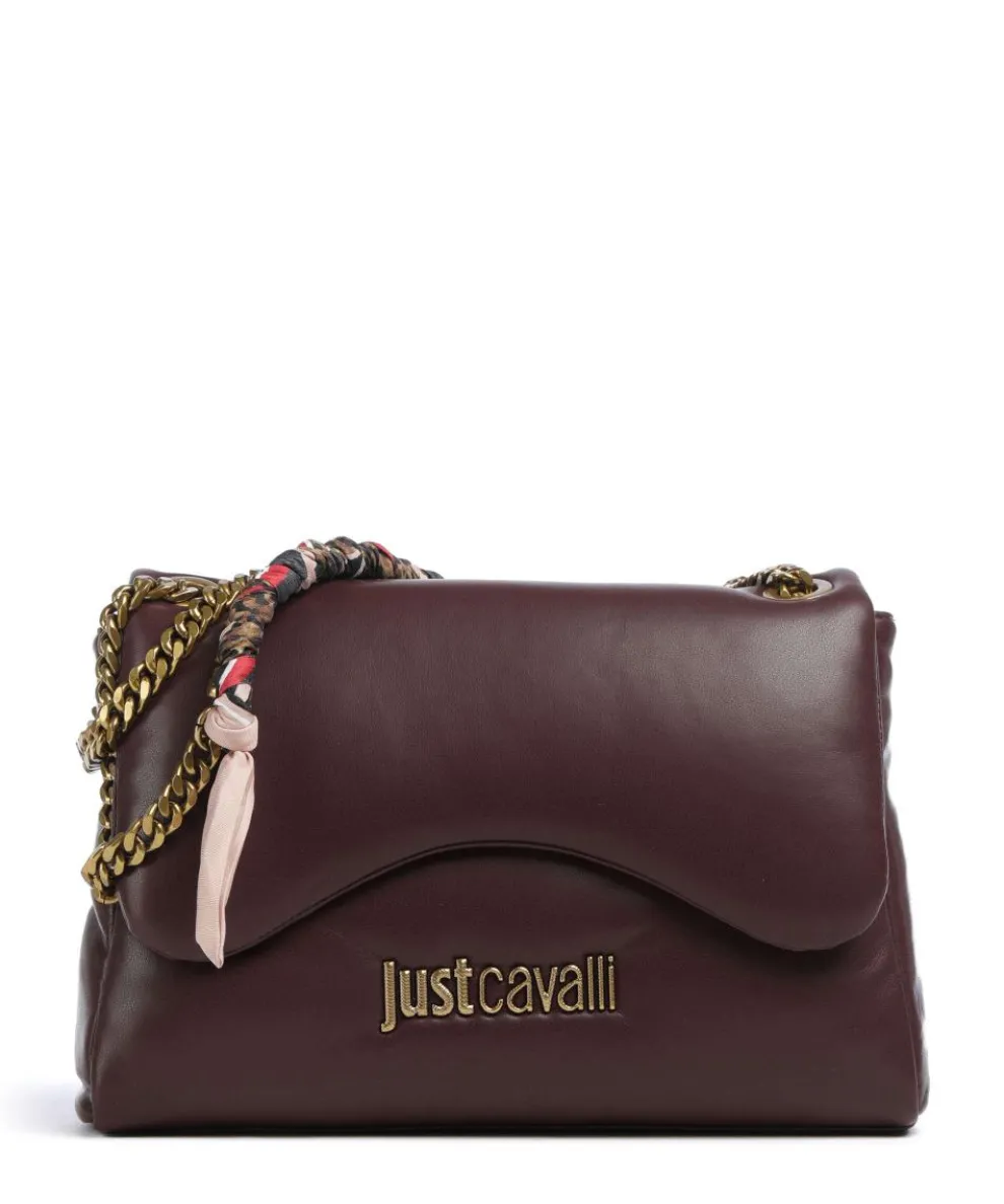 Puffy Foulard Shoulder bag imitation leather wine