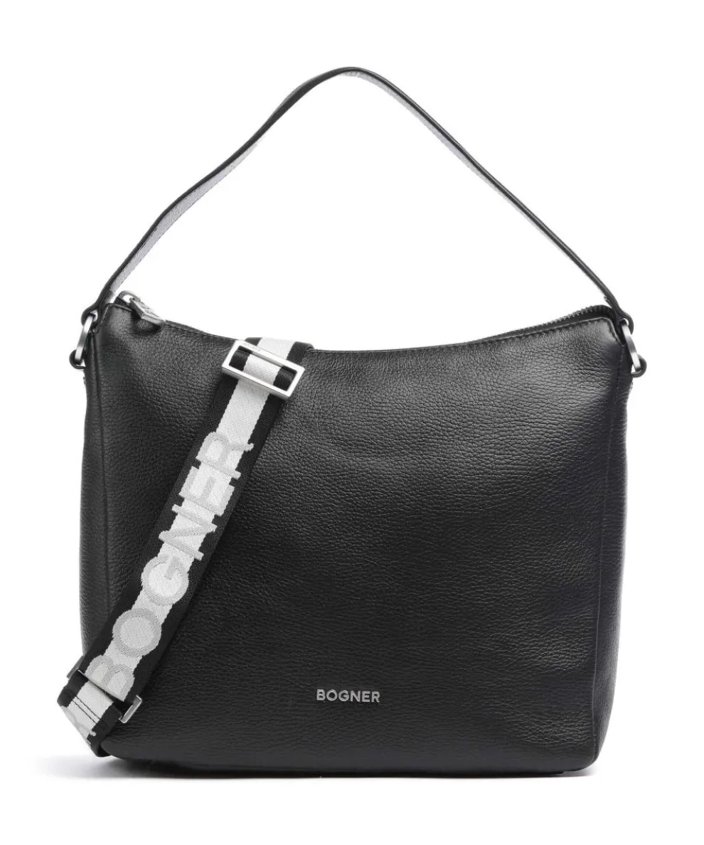 Andermatt Marie Hobo bag grained cow leather black