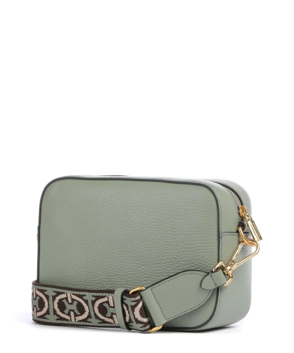 Beat Soft Ribbon Crossbody bag grained leather greygreen