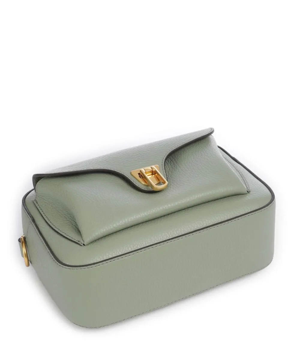 Beat Soft Ribbon Crossbody bag grained leather greygreen