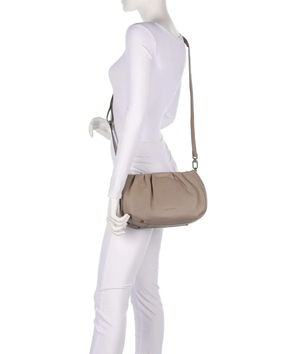 Philocalists Pearl Shoulder bag grained leather beige