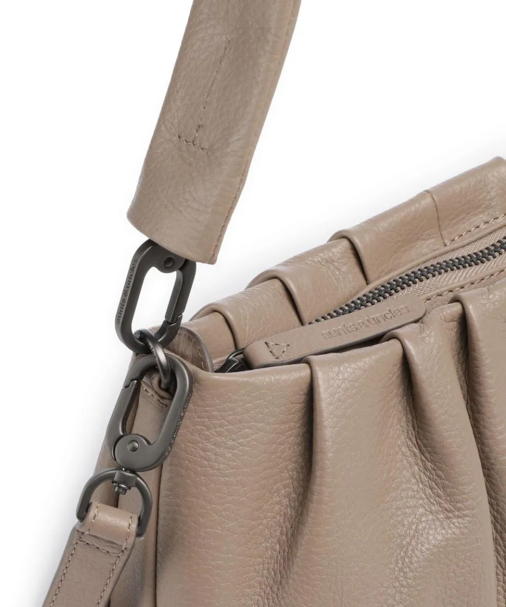 Philocalists Pearl Shoulder bag grained leather beige