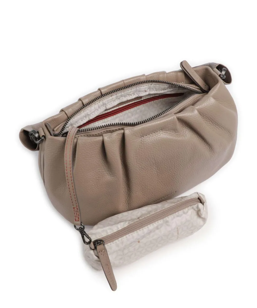 Philocalists Pearl Shoulder bag grained leather beige