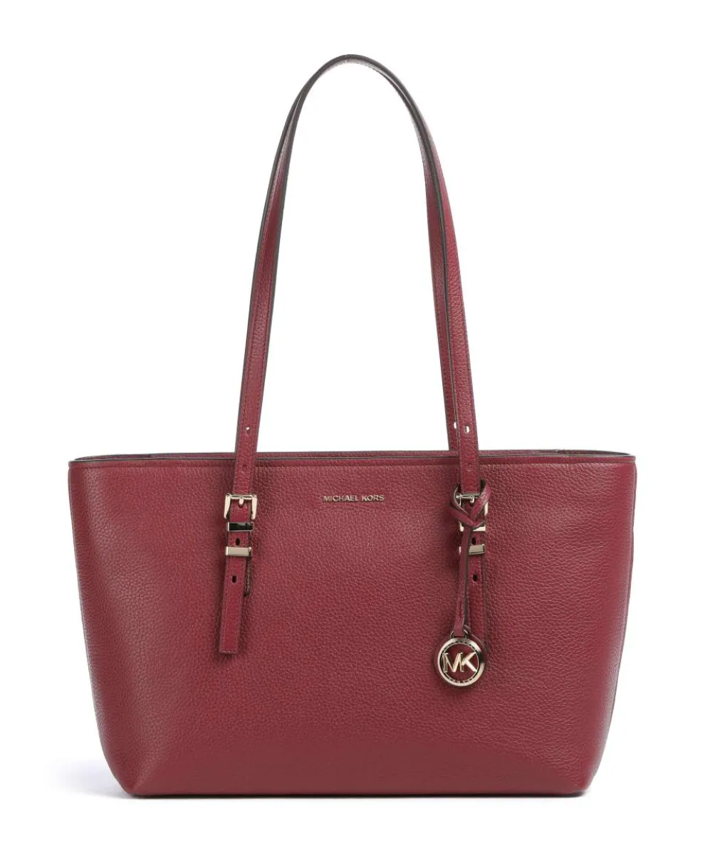 Quinn Medium Tote bag fine grain cow leather wine