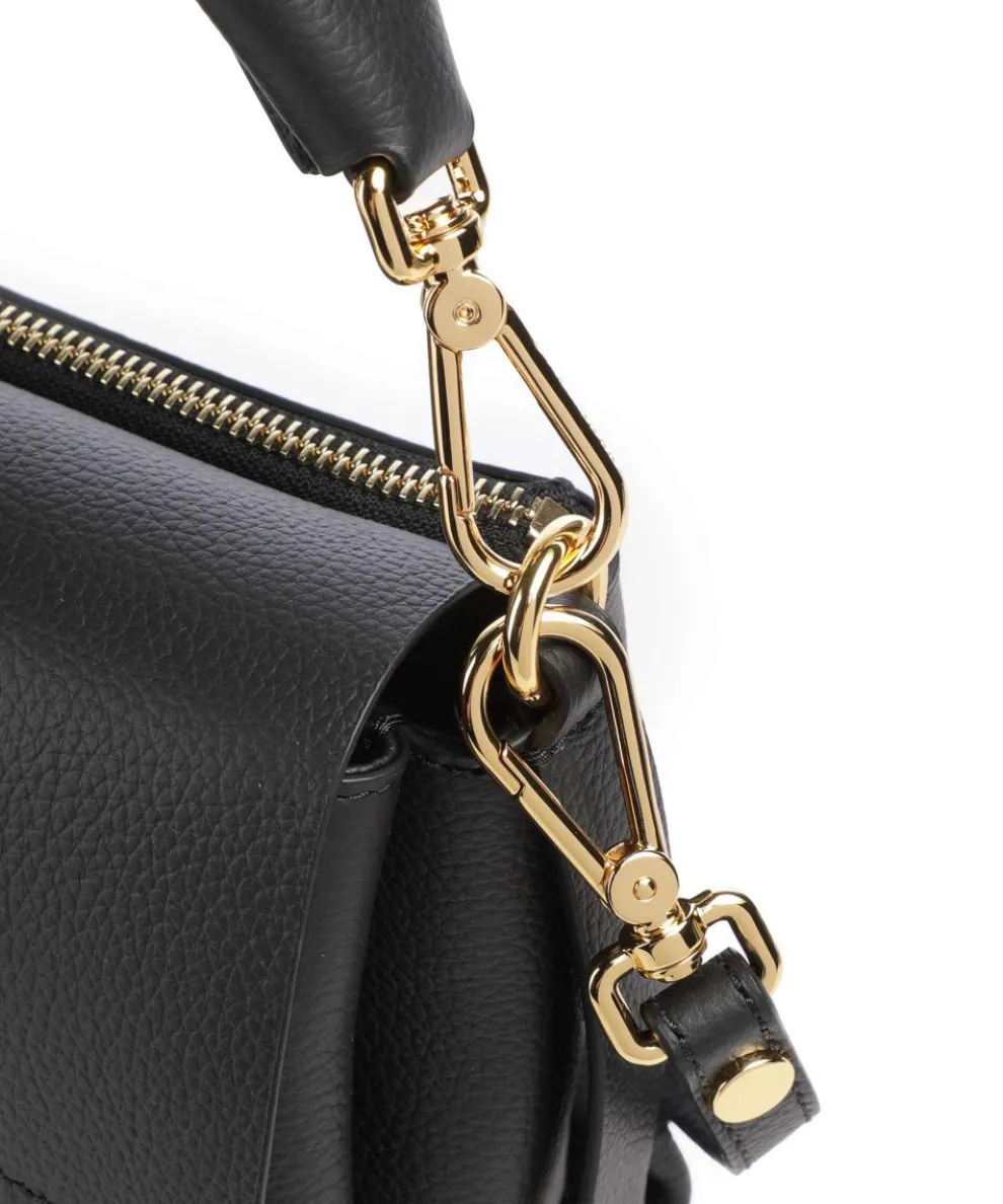 Boheme Grana Double Shoulder bag grained cow leather black