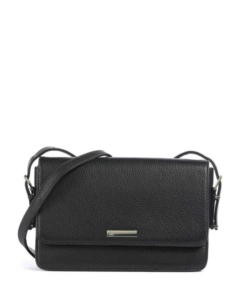 Karlie Crossbody bag grained cow leather black