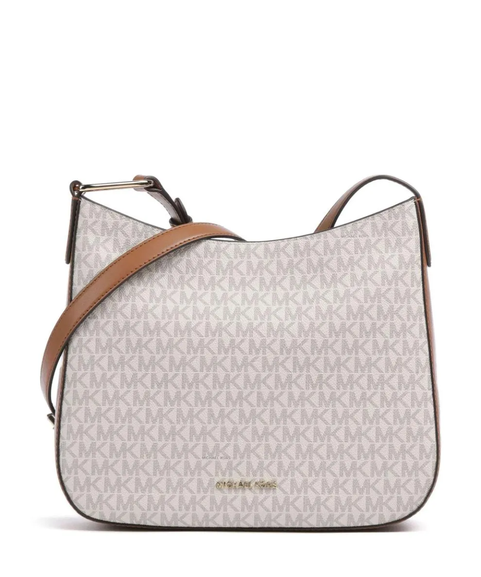 Kensington Hobo bag canvas ivory/brown