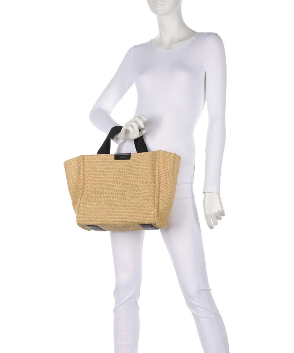 Sarina Tote bag polypropylene beige/black