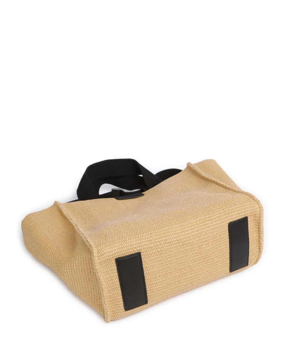 Sarina Tote bag polypropylene beige/black