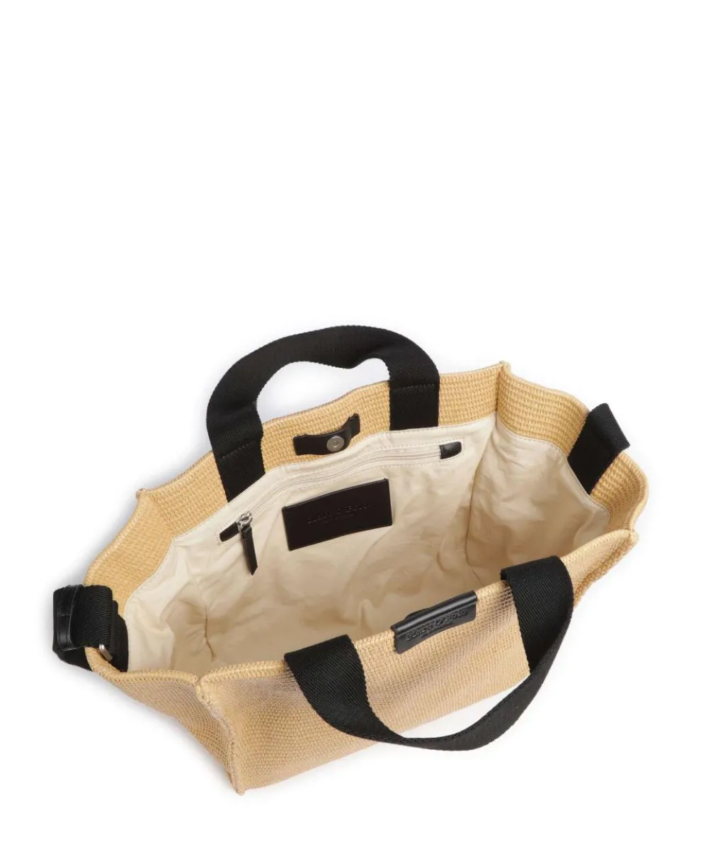 Sarina Tote bag polypropylene beige/black