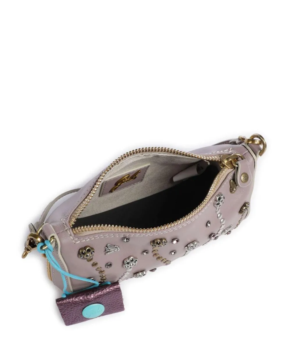 Oceania Pepita Handbag calfskin violet