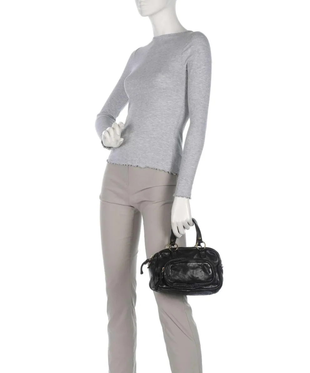 Handbag cow leather black