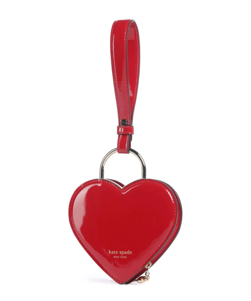 Key to my Heart Clutch bag patent leather red