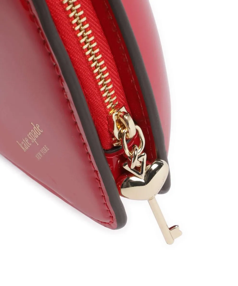 Key to my Heart Clutch bag patent leather red