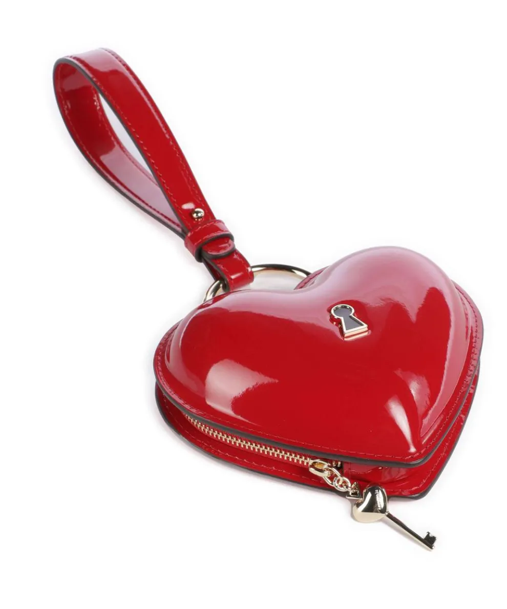 Key to my Heart Clutch bag patent leather red