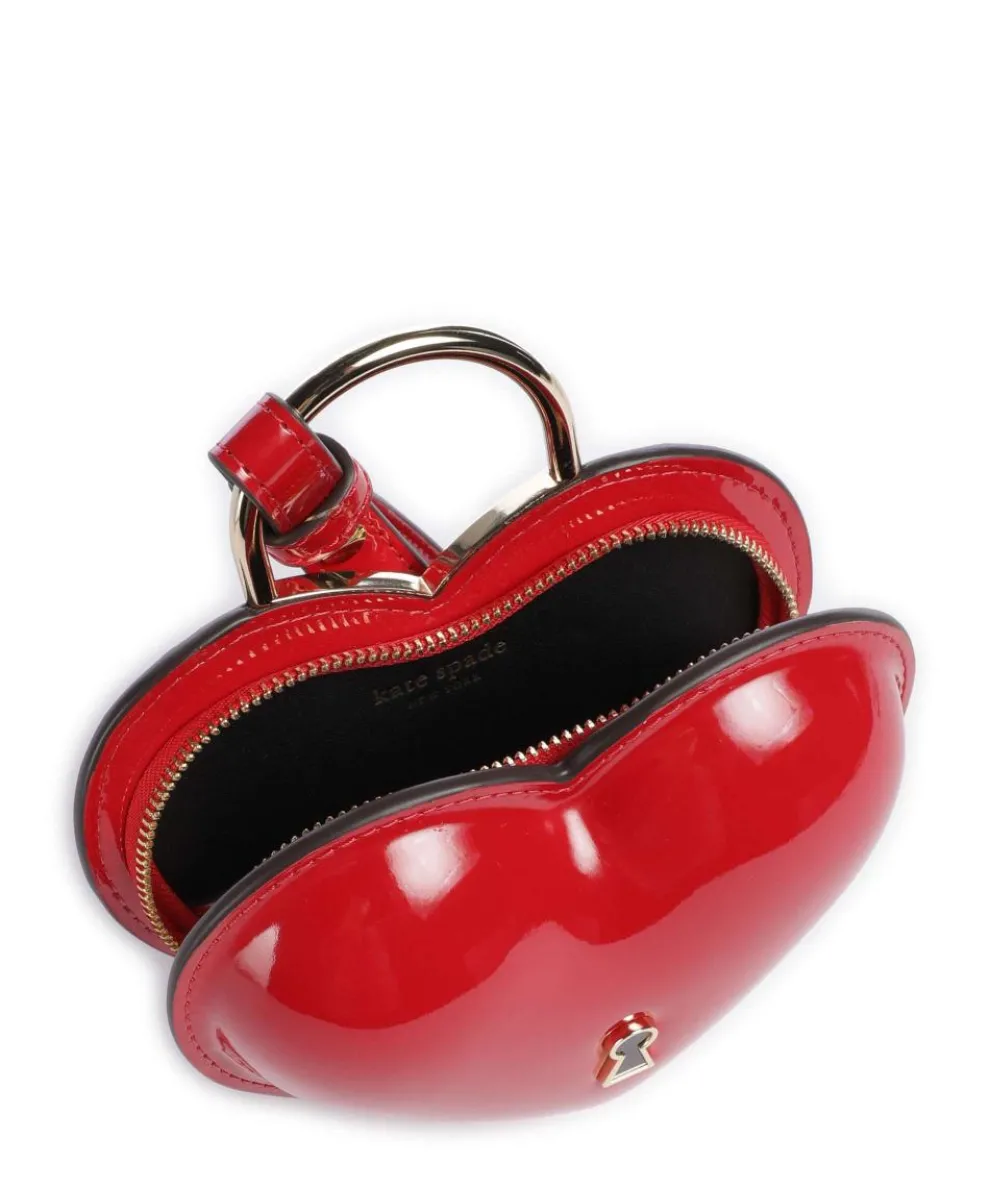 Key to my Heart Clutch bag patent leather red