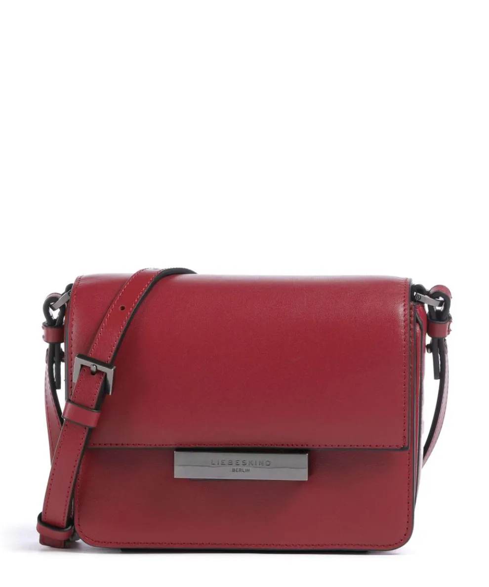 Alex Biker S Crossbody bag cow leather red