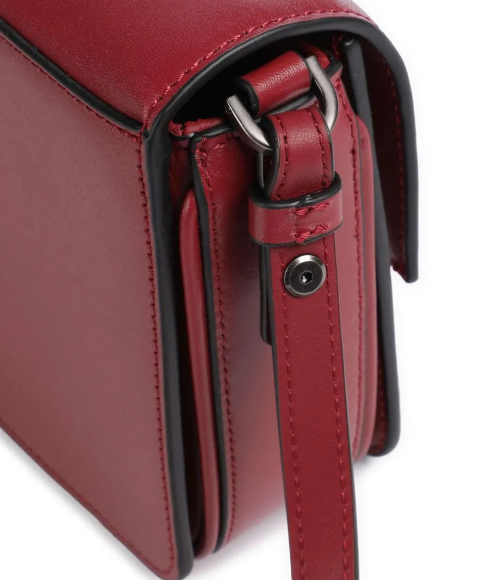 Alex Biker S Crossbody bag cow leather red
