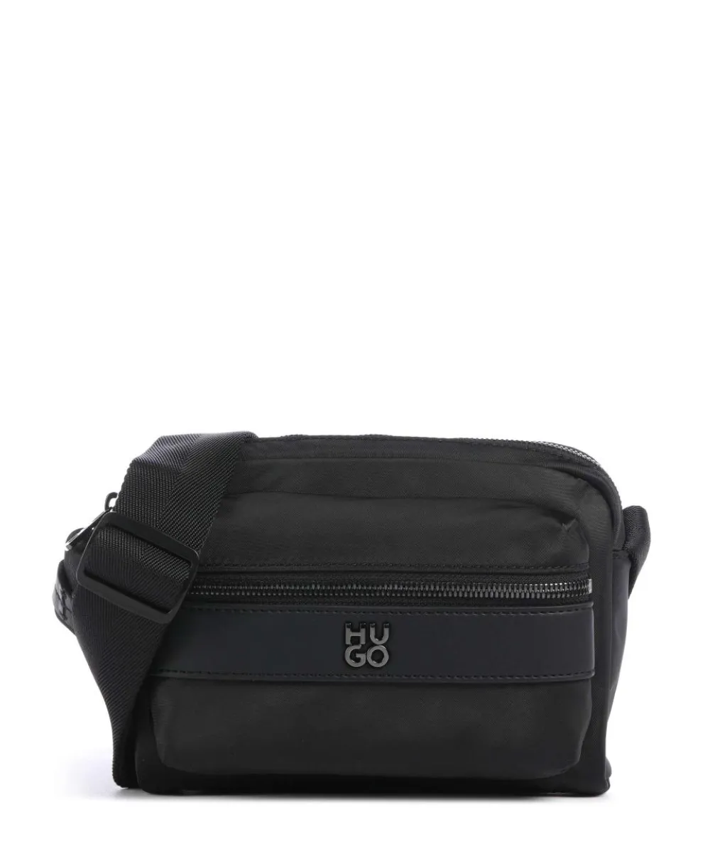 Quantic Crossbody bag recycled polyester black