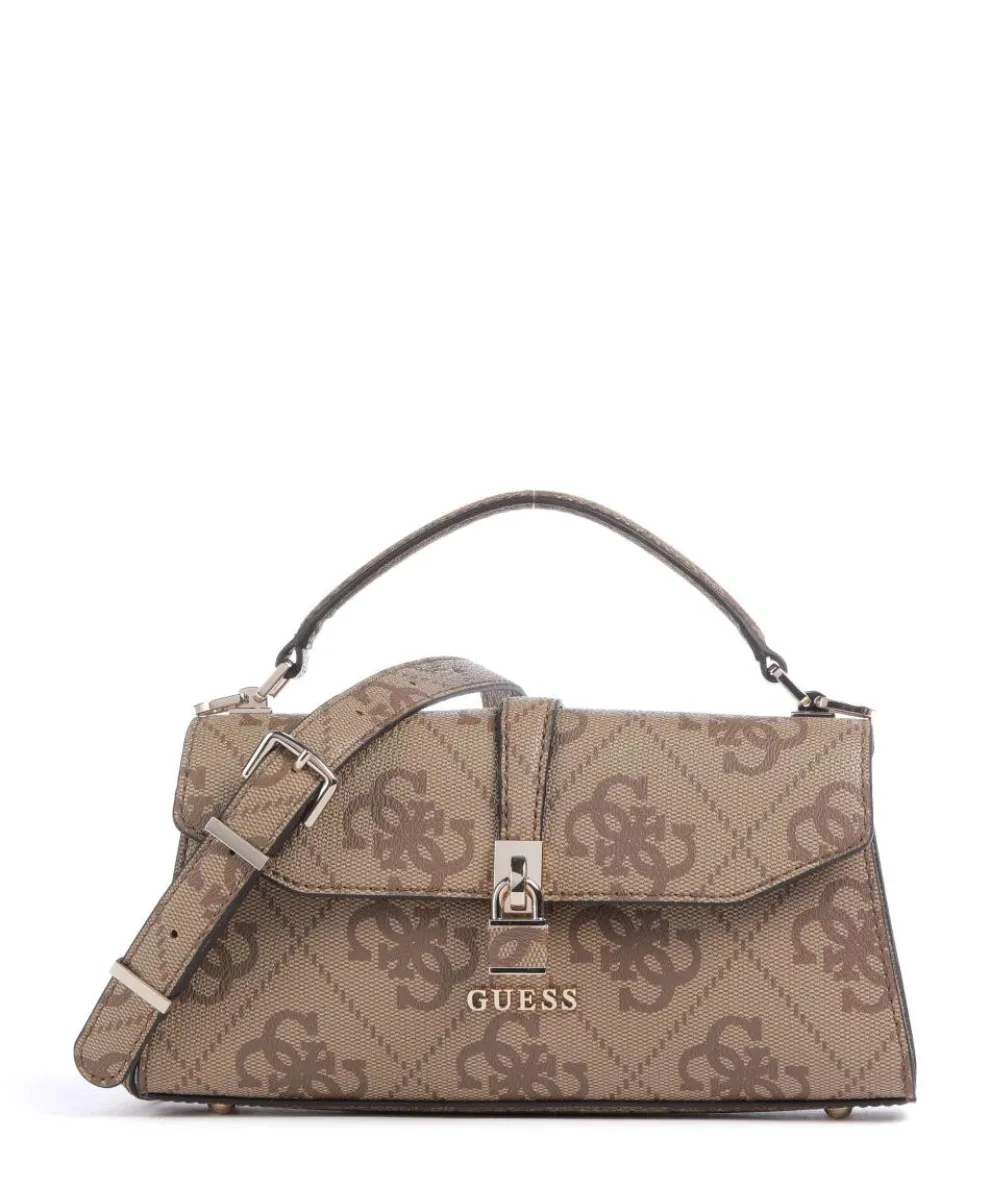Queensland Big 4G Logo Handbag imitation leather light brown