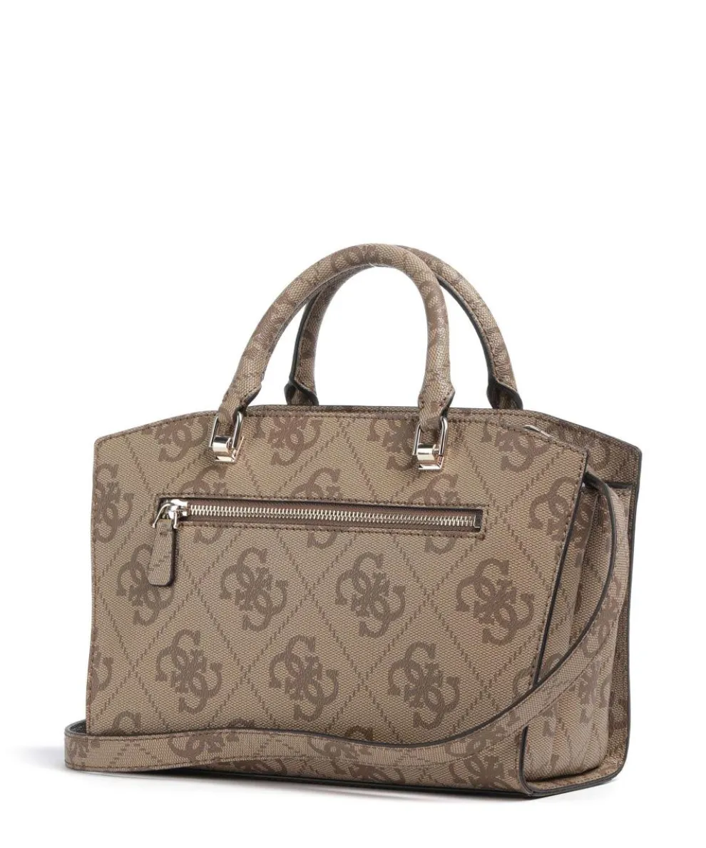 Queensland Big 4G Logo Handbag imitation leather light brown