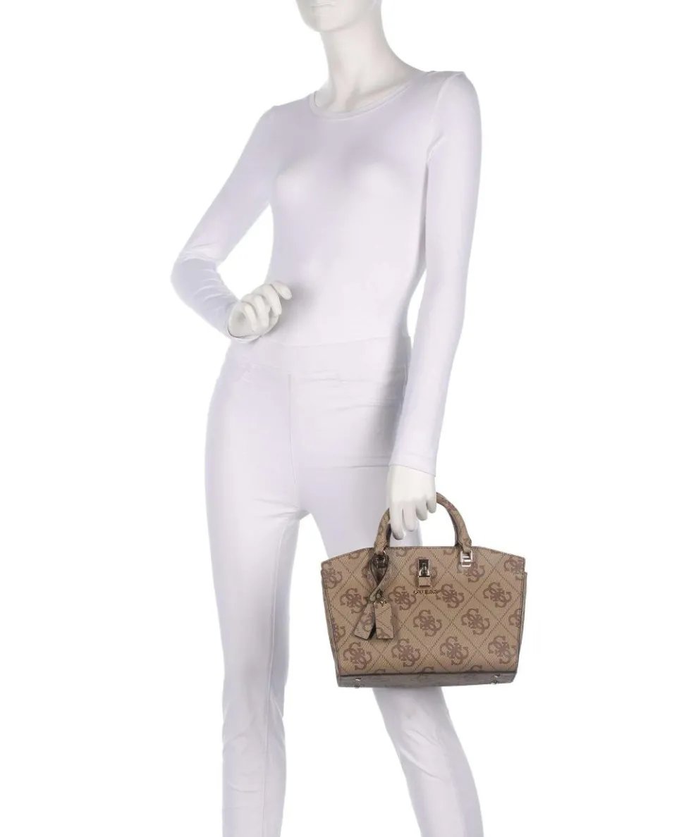 Queensland Big 4G Logo Handbag imitation leather light brown