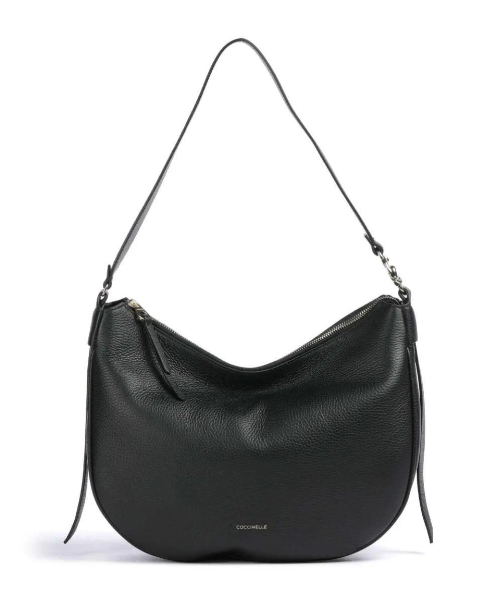 C-Easy Hobo bag grained leather black